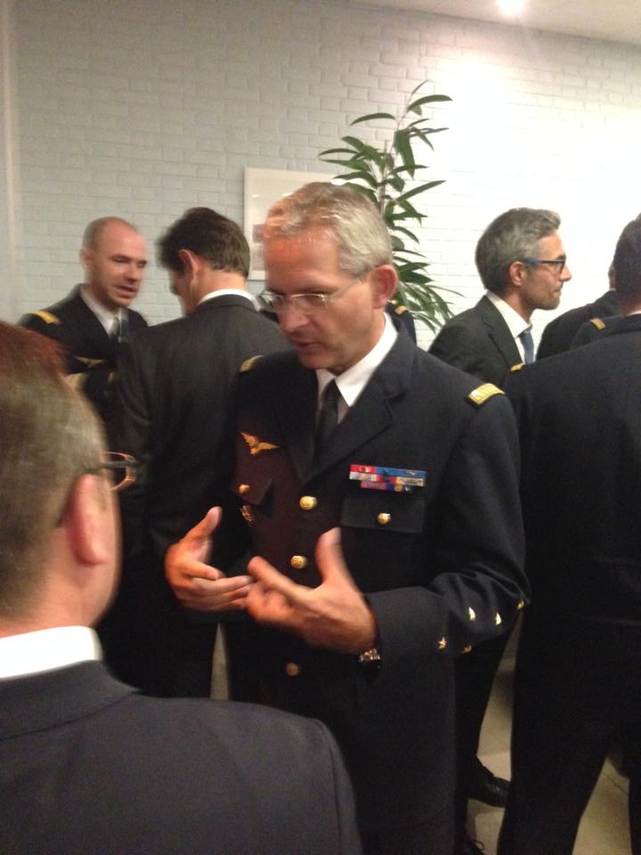 Avec le Chef d'Etat Major de l'Armée de l'Air